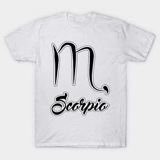 Scorpio Zodiac Design T-Shirt